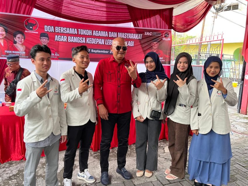 Robi Barus Ingin Bangun Sekolah Partai PDI Perjuangan Di Kota Medan
