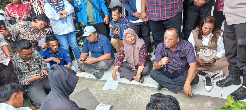 Polres Simalungun Sukses Amankan Unjuk Rasa GERMA-SURA, Aksi Berakhir Kondusif Tanpa Insiden