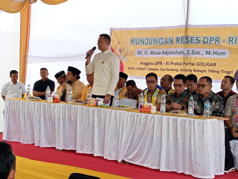 Kunjungan Reses DPR-RI Musa Rajekshah ke Desa Kl&agrave;mbir V, Serap Aspirasi Warga