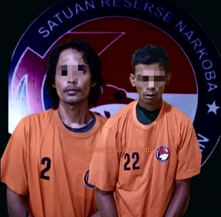Dua Pelaku Narkoba Gol