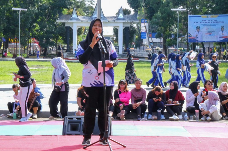 Wawako Herlina Buka Haornas ke 42 di Adam Malik Pematangsiantar