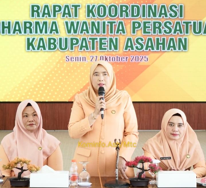 Dharma Wanita Persatuan Kabupaten Asahan Gelar Rapat Koordinasi