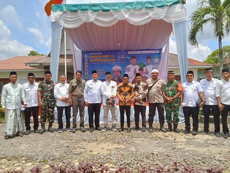 Kapolpos Ujung Padang Aiptu Misdi Pimpin Pengamanan Peringatan Maulid Nabi, 350 Jamaah Hadir Khusyuk