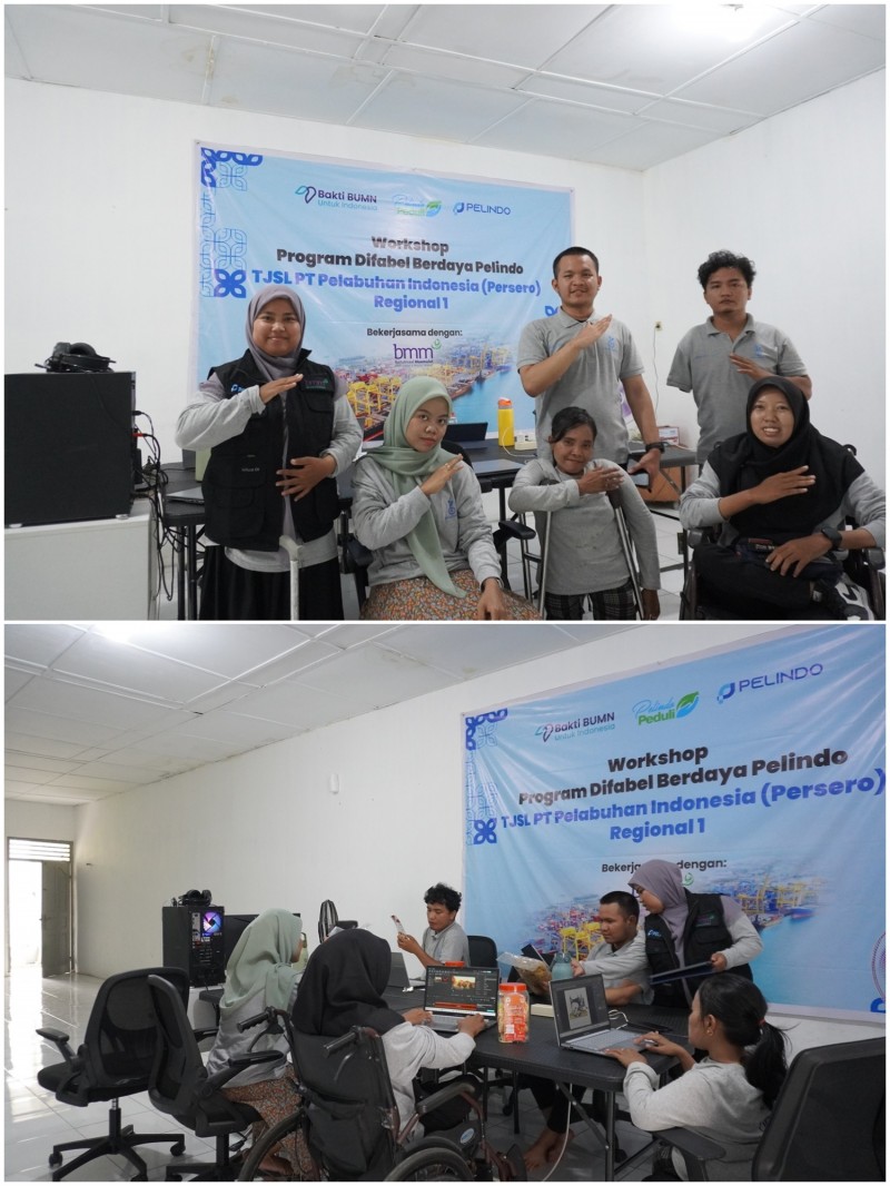 Pelindo Regional 1, Inisiasi Program Difabel untuk Semakin Berdaya