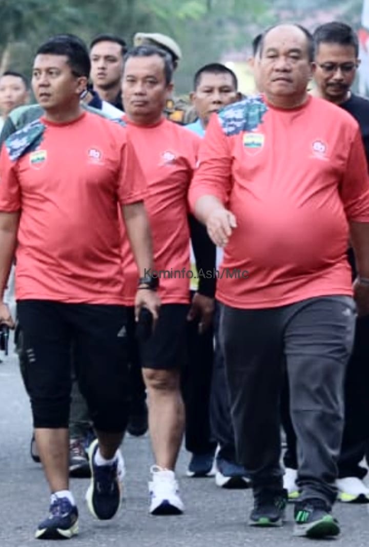 HUT TNI Ke 80 Kodim 0208 Asahan Gelar Prima Run 5 K Dan 10 K
