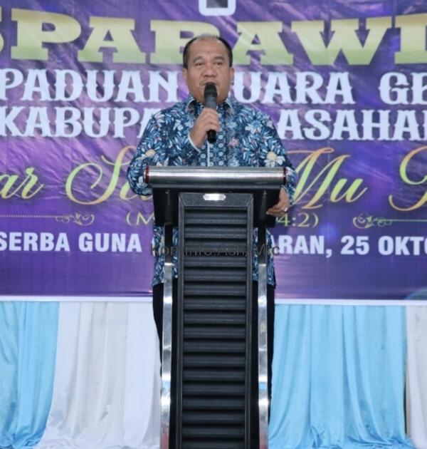 Bupati Tutup Pesta Paduan Suara Gerejawi Ke VIII