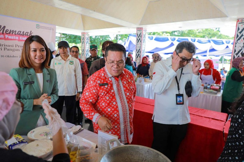 Wesly Hadiri Peringatan Hari Pangan Sedunia di Lapangan Adam Malik