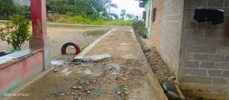 Rabat Beton Desa Tangsi Atas TA.2020-2022 Hancur, APH Diminta Tinjau Ulang