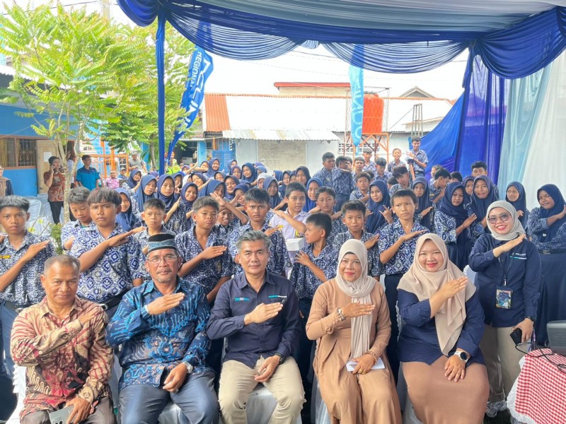 Pelindo Regional 1 Belawan Laksanakan Program &ldquo;Pelindo Mengajar&rdquo; di SMP Yaspemda Belawan