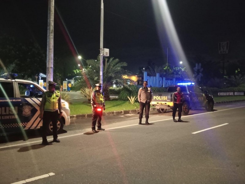 Beri Rasa Aman Ditengah Masyarakat, Polresta Deli Serdang Gelar Patroli Rutin Malam Hari