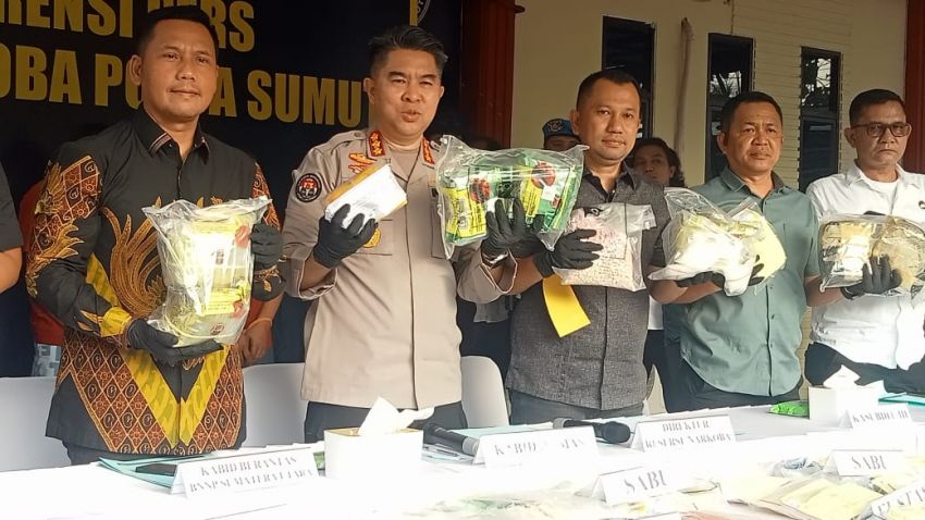 Wilayah Labuhan Batu dan Labusel Fokus Penindakan Narkoba, 43 Kg Sabu Disita