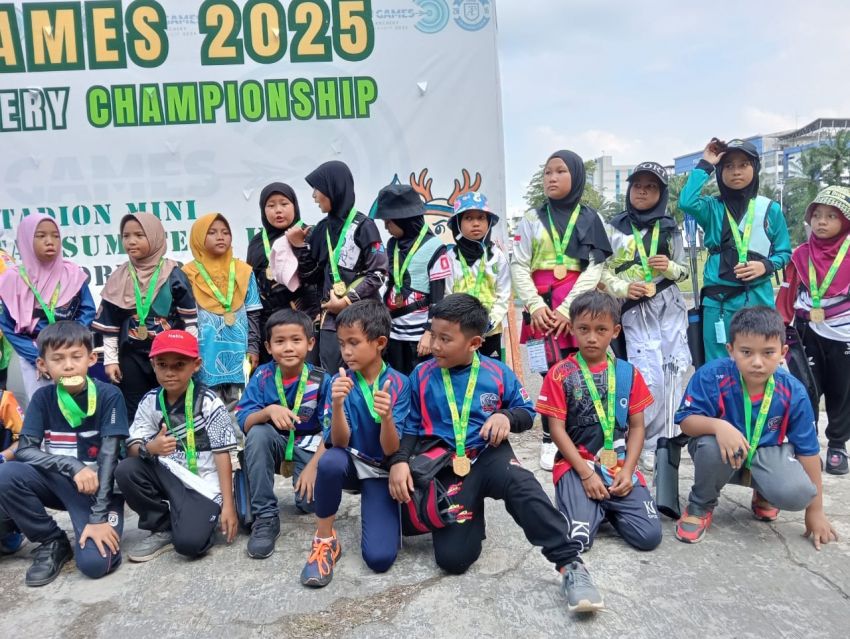 USU Games 2025 Open Archery Championship:  10 Atlit Panahan Kota Tebingtinggi, Bawa Pulang 22 Mendali