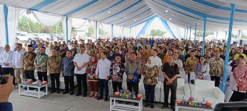 Polsek Bosar Maligas Gelar Pengamanan Ketat dan Humanis Kunjungan Kerja Gubernur Sumut ke KEK Sei Mangkei