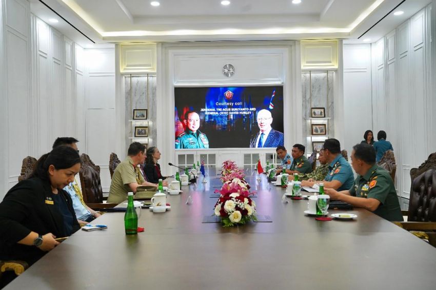Panglima TNI dan Mantan Gubernur Jenderal Australia Bahas Penguatan Kerja Sama Pertahanan