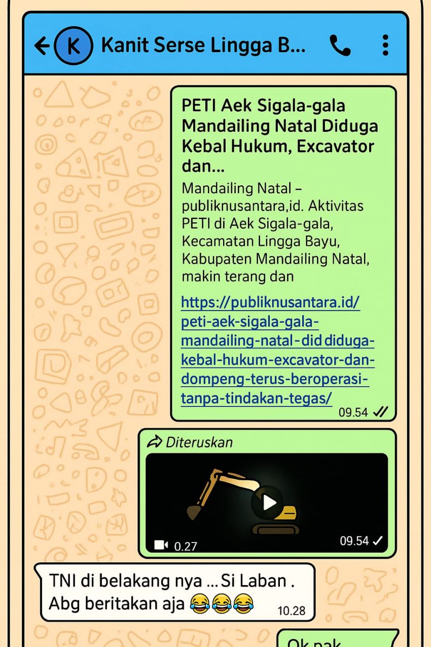 Wartawan Diblokir Usai Konfirmasi PETI, Publik Desak Klarifikasi Terbuka Aparat penegak Hukum