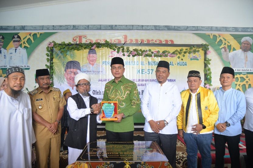 Ketua YHA Ijeck Resmikan Pembangunan Masjid ke 57 di Kota Binjai