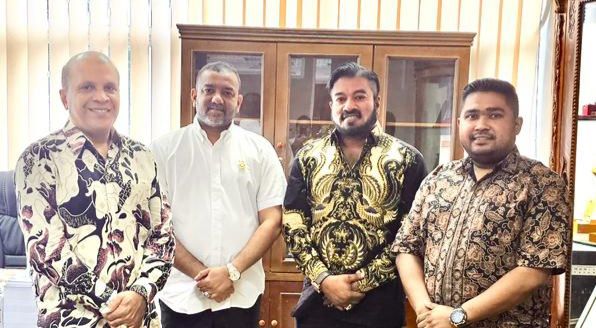 Peduli Kemajuan Masyarakat India, LK FORMASII Temui Anggota DPRD Medan Rommy Van Boy