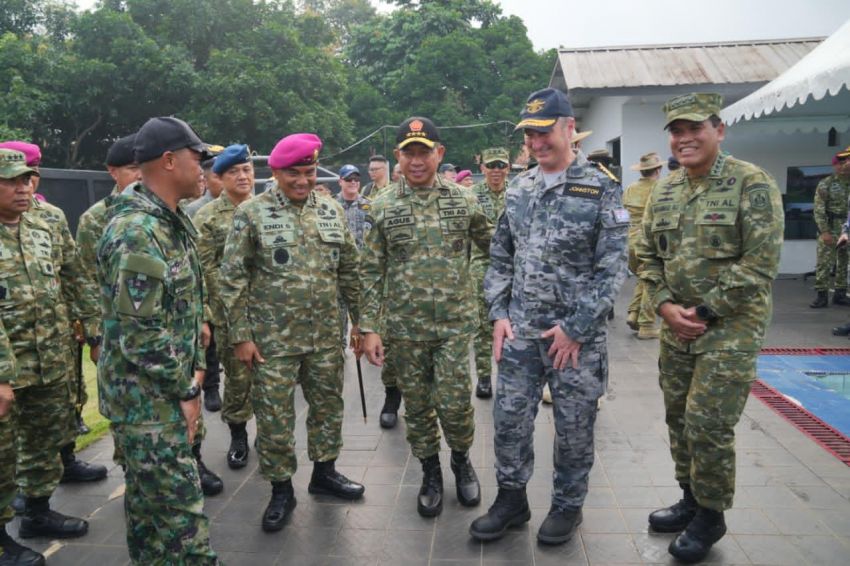 Aksi Prajurit Petarung Marinir Pukau Panglima Australia Saat Kunjungi Markas &ldquo;Hantu Laut&rdquo;
