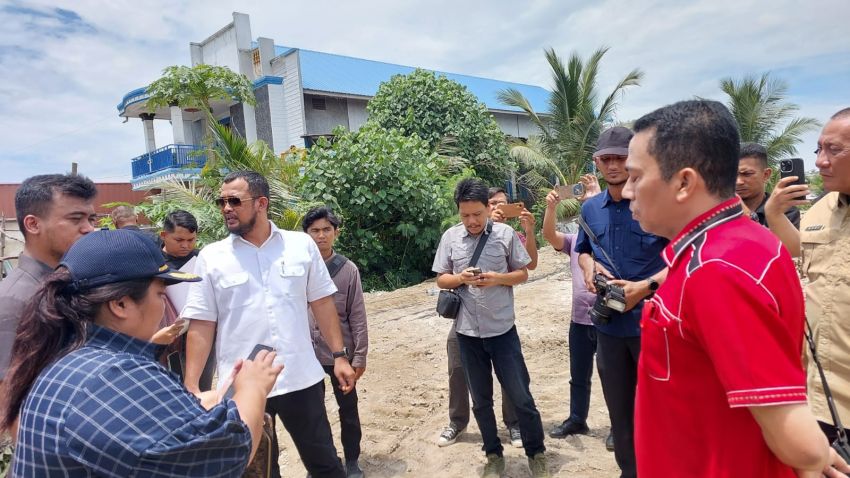 DPRD Medan Tinjau Pinimbunan Hutan Mangrove, Hadi Suhendra Minta Pengusaha Nakal Ditindak Tegas