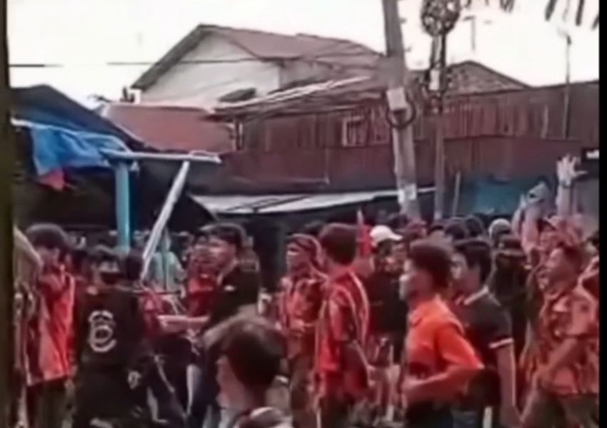 Dua Ormas Kepemudaan Bentrok di Prumnas Mandala