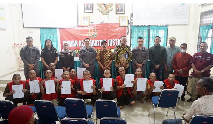 21 Tersangka Pencurian di Belawan Diselesaikan dengan Pendekatan Keadilan Restoratif