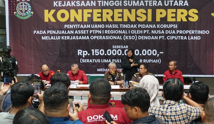 Tim Penyidik Kejati Sumut Amankan Uang Rp150 Miliar dari Dugaan Tipikor Penjualan Aset PTPN I Regional I