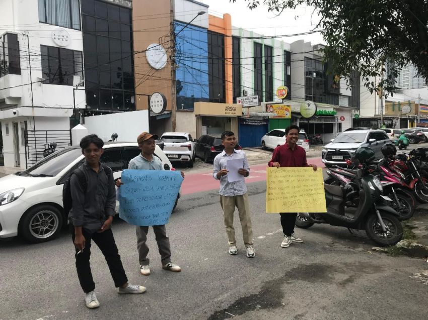 Yayasan Markus Diduga Ilegal Sejak 2019, Mahasiswa Geruduk Disdik Sumut