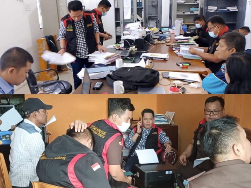 Kejari Humbahas Geledah Kantor Disparpora dan KONI