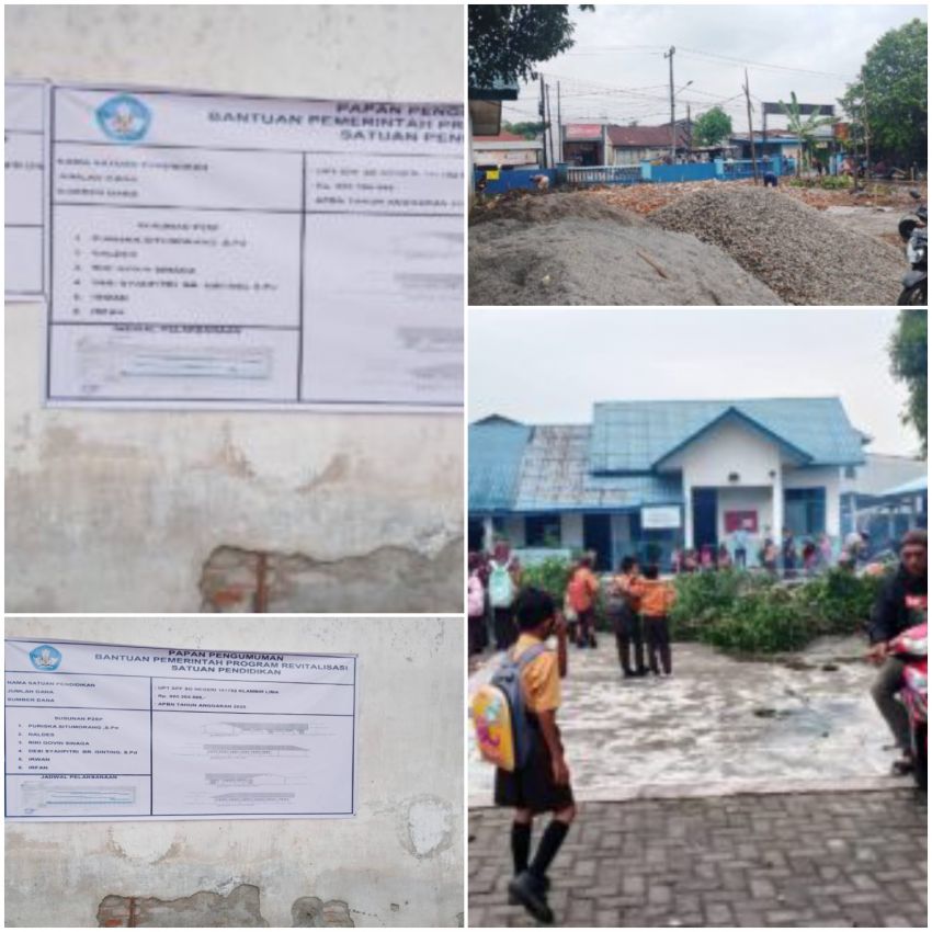 Bantuan Revitalisasi SDN 101752 dari APBN Rp980 Juta Tuai Tanda Tanya