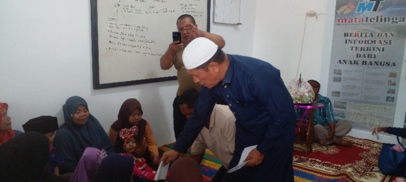 Semarak Syukuran HUT ke-14 matatelinga.com dan Peresmian Kantor Advokat Amrizal SH MH