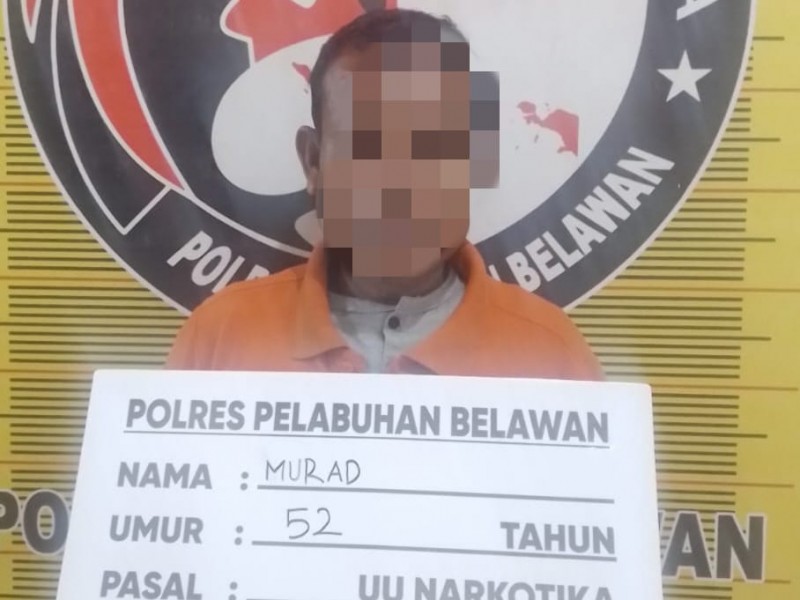 Sat Narkoba Polres Belawan Tangkap Murad