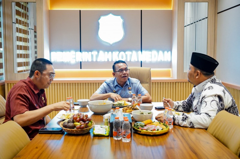 Zakiyuddin Harahap Terima Kunjungan Kerja Wakil Wali Kota Bengkulu