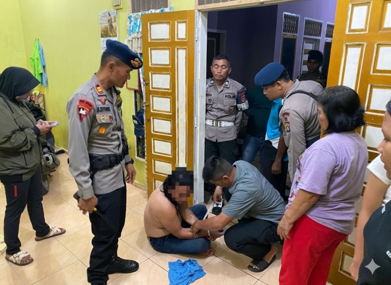 Respon Cepat Brimob Polda Sumut! Pelaku KDRT dan Penganiayaan di Medan Tembung Berhasil Diamankan
