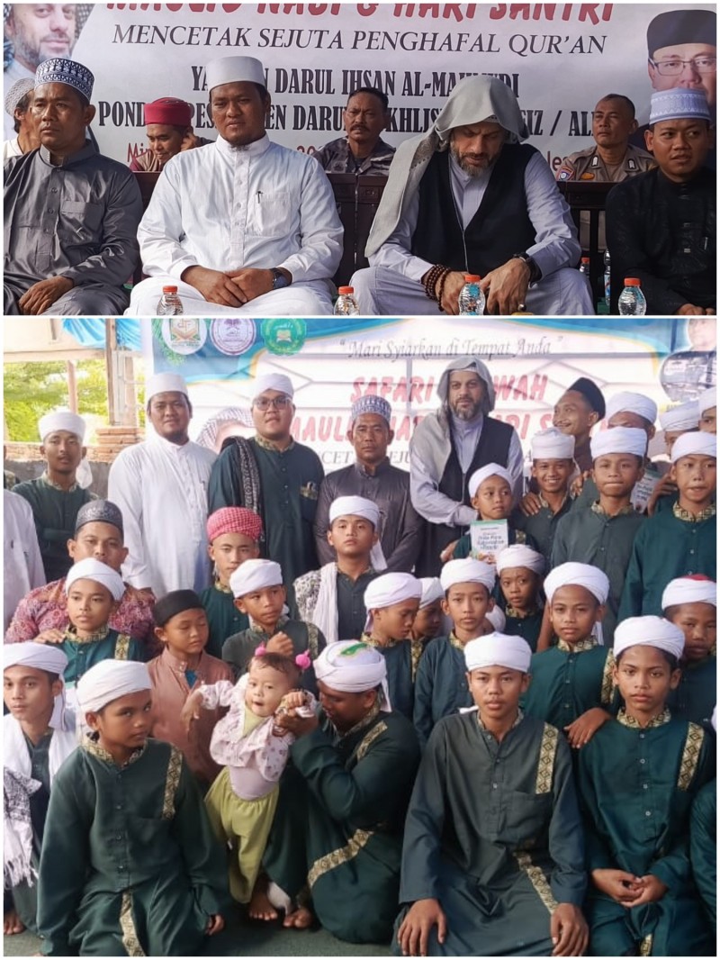 Yayasan Pondok Pesantren Darul Mukhlisin Peringati Hari Santri Nasional Dihadiri Syech Abdurrahman Azber Dari Yaman