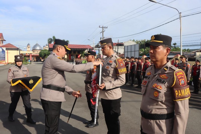 Polresta Deli Serdang Launching Pamapta dan Penyerahan Mobil Patroli