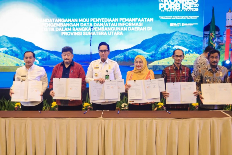 Rico Waas dan BPS Tandatangani MoU Penyediaan Pemanfaatan Pengembangan Data