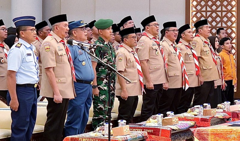 Pelantikan Pengurus Kwarda Sumut, Wabup Simalungun; Perkuat Peran dalam Pencegahan Narkoba