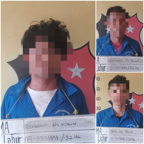 Polsek Medan Labuhan Tangkap Tiga Komplotan Pelaku Pencurian Sepeda Motor