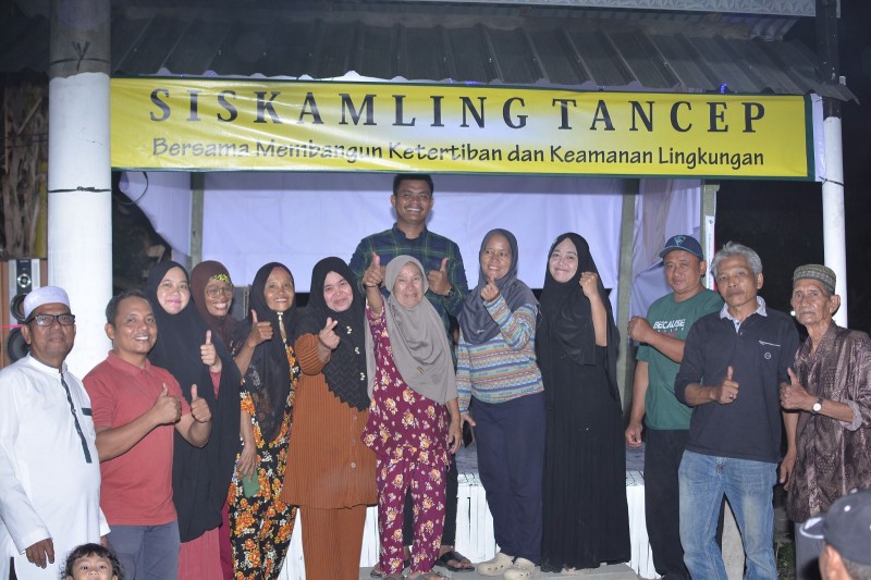 Peresmian Siskamling TanCep, Kades Sambirejo Timur Dorong Kebersamaan dan Kepedulian Warga