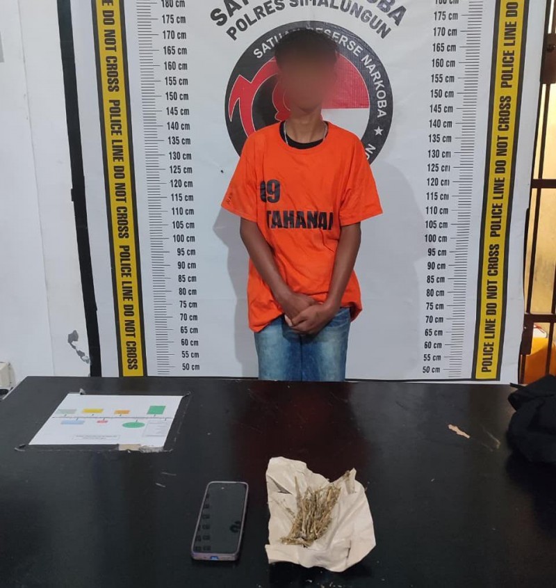 Bubarkan Balap Liar, Polsek Serbalawan Temukan Pelajar 15 Tahun Simpan Ganja dan Sabu