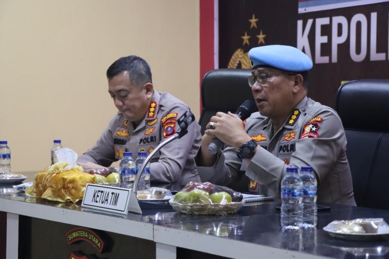 Div Propam Polri Laksanakan Supervisi Fungsi Propam di Polresta Deli Serdang