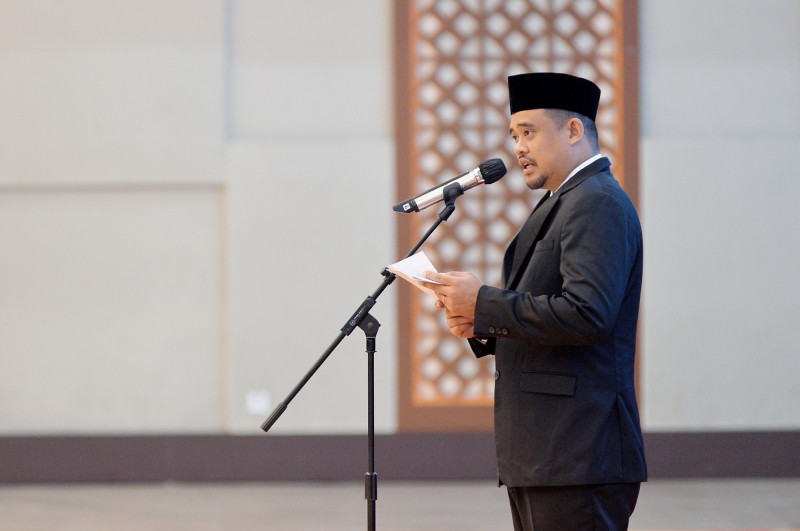Bobby Nasution Lantik Sulaiman Harahap Jadi Pj Sekdaprov Sumut, Tekankan Kerja Kolaboratif antar OPD