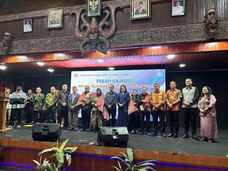 Momen Hangat Sinergitas, Kepala Rutan Tarutung Hadiri Pisah Sambut Kepala Kejaksaan Negeri Tapanuli Utara