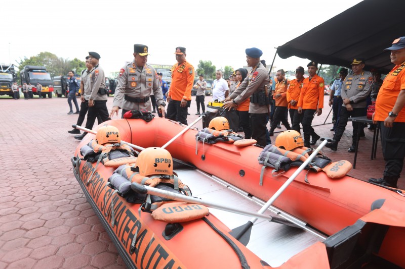 Apel Kesiapsiagaan Tanggap Darurat Bencana, Kapolda Sumut : Negara Harus Selalu Hadir Lindungi Rakyat