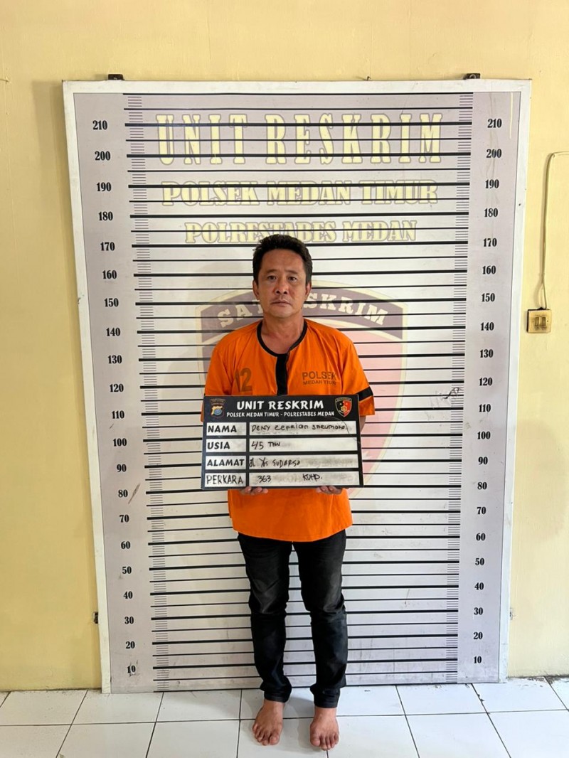 Maling Motor di Glugur Darat Ditangkap