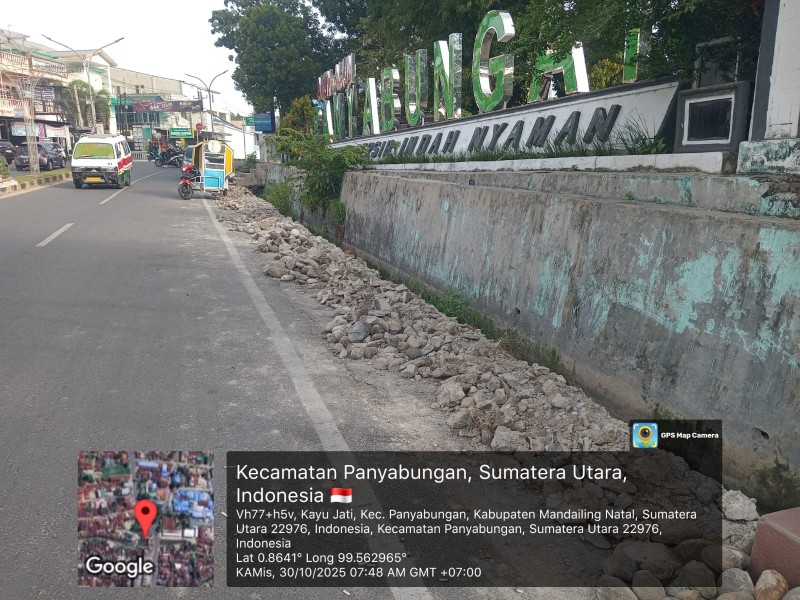 Pembongkaran Pagar Lama di Taman Panyabungan Diduga Langgar Administrasi