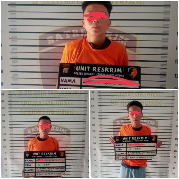 Tiga ABG 'Petentengan' Bawa Clurit Ditangkap, Ini Tampangnya