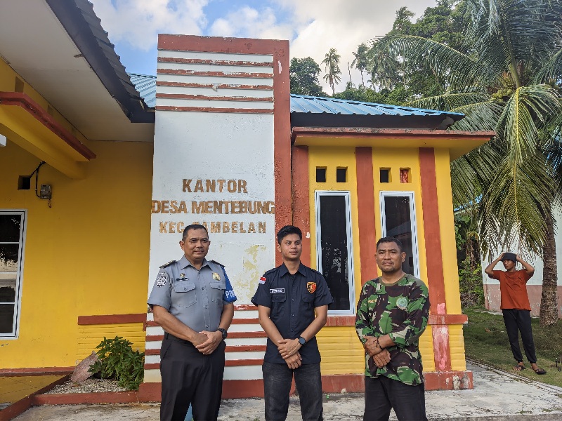 Imigrasi Tanjung Pinang Sosialisasi Pengawasan Orang Asing Di Tambelan, Koramil dan Polsek Tambelan Lakukan Pendampingan