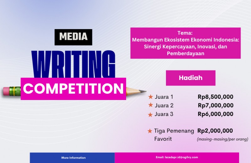 Lomba Tulis Lazada, Tantangan Baru Bagi Wartawan di Era Ekonomi Digital