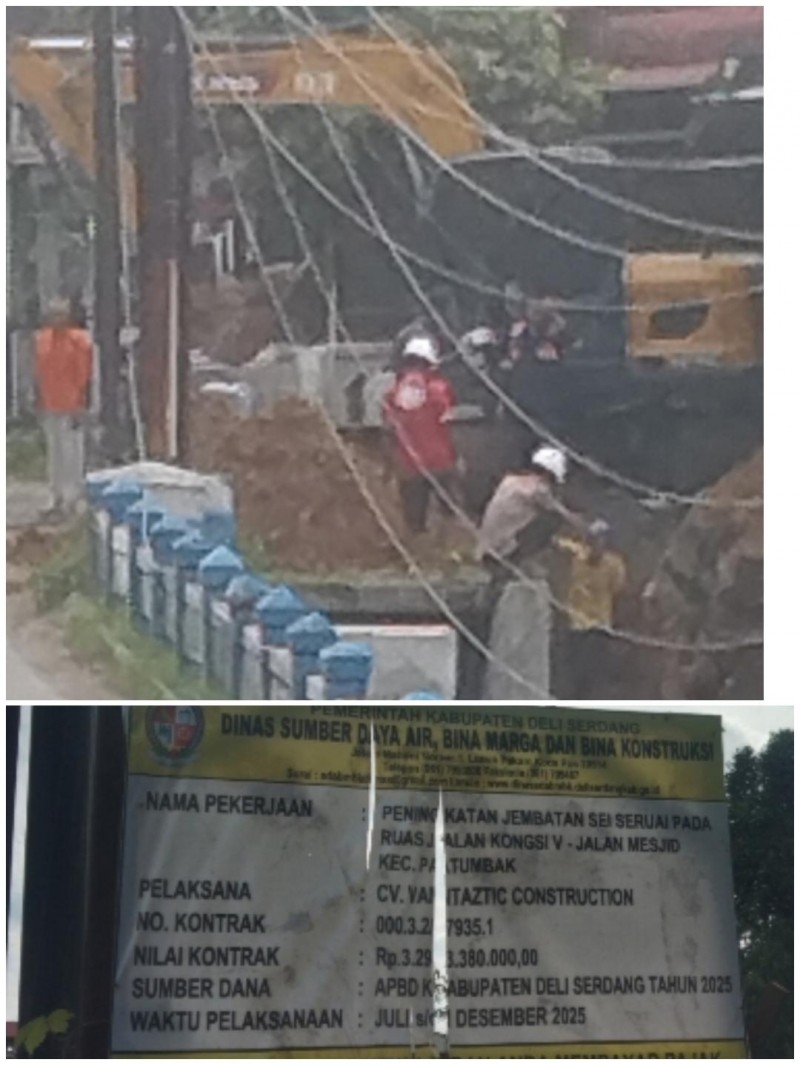 Kejatisu Diminta Selidiki Dugaan Korupsi Proyek Pekerjaan Jembatan Rp.3,298 Miliar